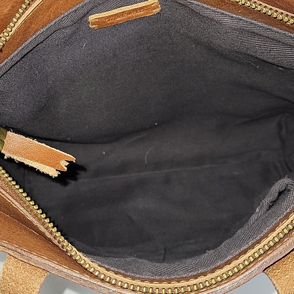 Madewell Transport Cognac Leather Tote Bag - Picture 11 of 13